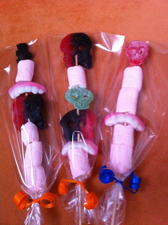 brochetas halloween
