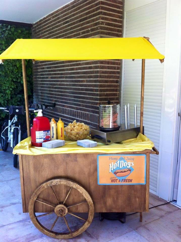 carro perritos calientes madrid, carro mojitos madrid, carro helados madrid, eventos infantiles madrid, animadores madrid, carrito chucherias eventos, carritos comida madrid